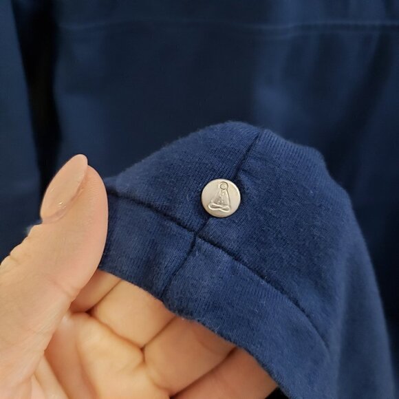 Neon Buddha * Blue Long Jacket Lagenlook * Sz S - Picture 7 of 9